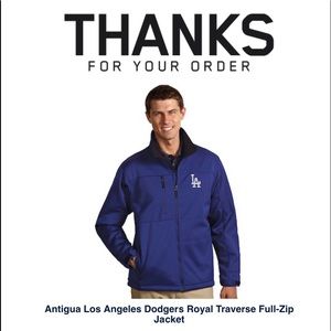 Men’s Large LA Dodger Fully Lined Jacket